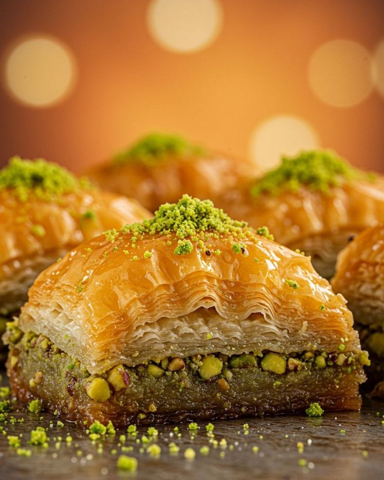 Eyvan Pastanesi antep fıstıklı baklava